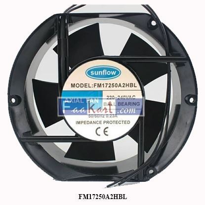 Picture of FM17250A2HBL sunflow AXIAL Fan 220/240V 0.23A Industrial Cooling Fan