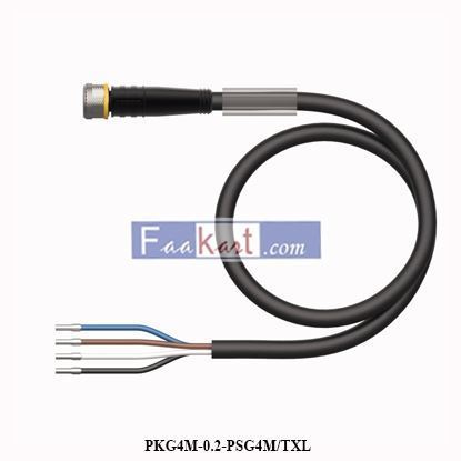 Picture of PKG4M-0.2-PSG4M/TXL - TURCK  6627044 Actuator, sensor and supply cable