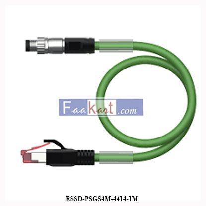 Picture of RSSD-PSGS4M-4414-1M - TURCK  Industrial Ethernet Cable – Connection Cable