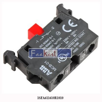 Picture of 1SFA611610R1010 ABB MCB-01 Contact Block