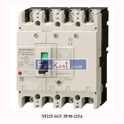 Picture of NF125-SGV 3P 90-125A Mitsubishi Electric Circuit breaker