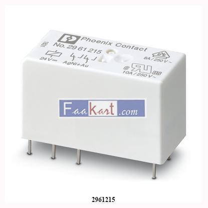 Picture of REL-MR- 24DC/21-21AU  (2961215) - PHOENIX CONTACT Single relay