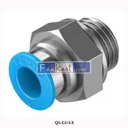 Picture of QS-G1/4-8 (186099) - FESTO  Pneumatic Fitting