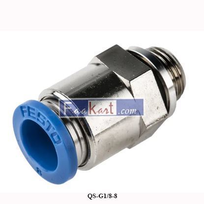 Picture of QS-G1/8-8 (186098) - FESTO Pneumatic Fitting