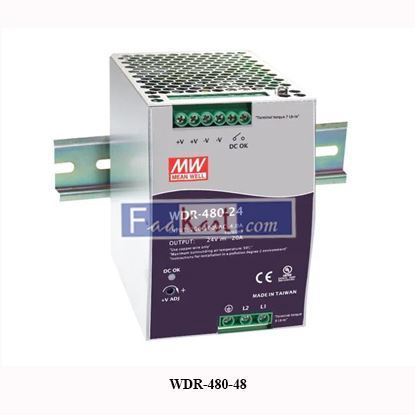 Picture of WDR-480-48 | MEAN WELL | DIN Rail Power Supplies