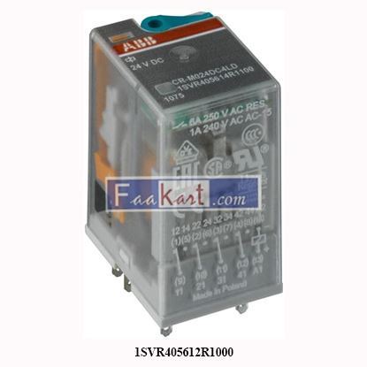Picture of 1SVR405612R1000 ABB CR-M024DC3 Pluggable interface relay