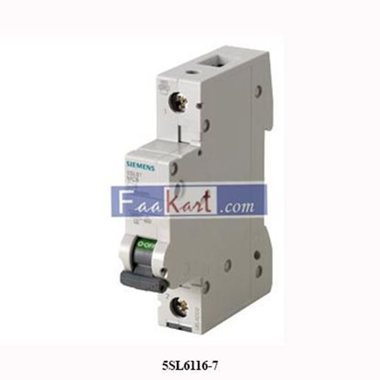 Picture of 5SL6116-7 SIEMENS Miniature circuit breaker