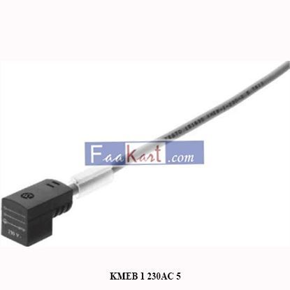 Picture of KMEB-1-230AC-5 (151691) - FESTO Plug socket with cable