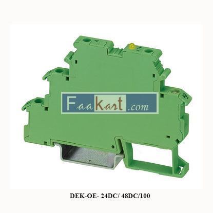 Picture of DEK-OE- 24DC/ 48DC/100  PHOENIX CONTACT Solid-state relay terminal block 2940207