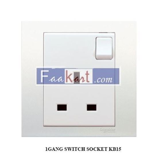 Picture of 1GANG SWITCH SOCKET KB15  SCHNEIDER Switched Socket