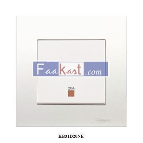 Picture of KB31D20NE   SCHNEIDER  1 Gang Double Pole Switch