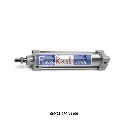 Picture of 60N2L080A0400  CAMOZZI Double acting non-magnetic aluminium tube cylinders