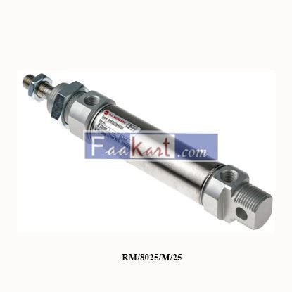 Picture of RM/8025/MF/25  NORGREN  ISO roundline double acting cylinder, 25mm diameter, 25mm stroke
