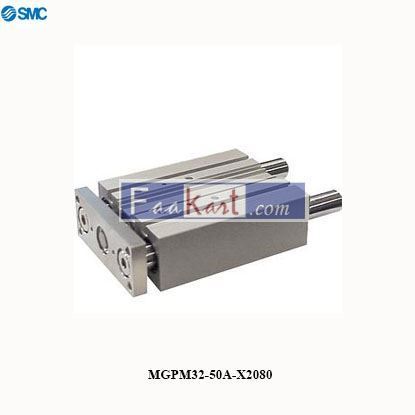 Picture of MGPM32-50A-X2080  SMC  MGP COMPACT GUIDE CYLINDER