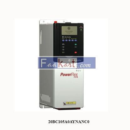 Picture of 20BC105A0AYNANC0  ALLEN BRADLEY  Allen-Bradley 20BC105A0AYNANC0 PowerFlex 700 AC Drive 400V 105A 55kW