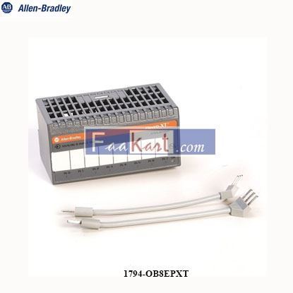 Picture of 1794-OB8EPXT  ALLEN BRADLEY   Allen-Bradley 1794-OB8EPXT Flex I/O-XT Output Module 24V DC 8-Out 2A Protected