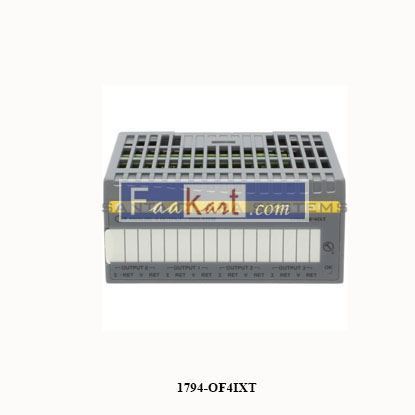 Picture of 1794-OF4IXT  ALLEN BRADLEY    Flex I/O-XT Analog Output Module, 16-Bit, Isolated, 4-Points