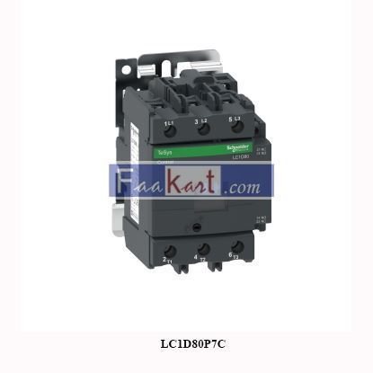 Picture of LC1D80P7C   SCHNEIDER  TeSys D contactor