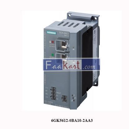 Picture of 6GK5612-0BA10-2AA3  SIEMENS   SIMATIC NET SCALANCE S612 Protection Module