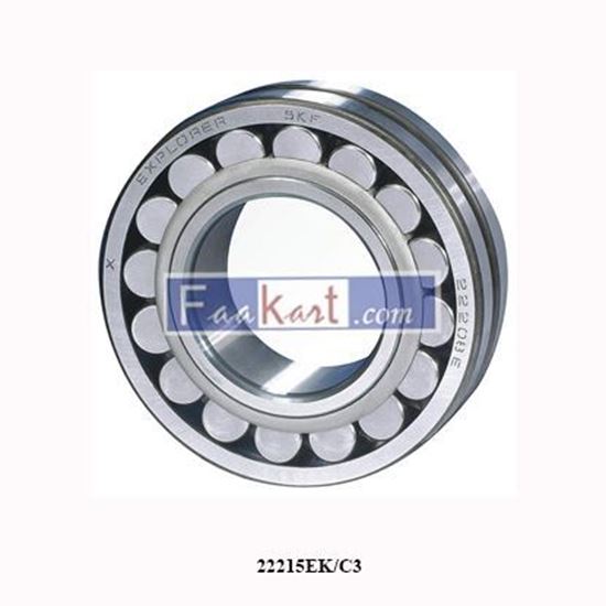Picture of 22215EK/C3  SKF   Spherical roller bearing with tapered bore and relubrication features