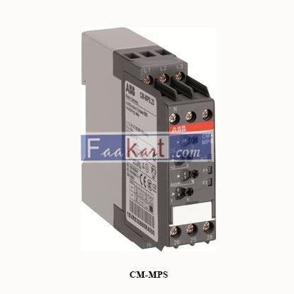 Picture of 1SVR430884R3300  ABB CM-MPS Three-phase monitoring relay 2c/o, 0.1-10s, L1-L2-L3=3x300-500VAC