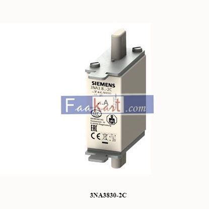 Picture of 3NA3830-2C  SIEMENS  LV HRC fuse link GG/gL size 000, 100 A, 500 V