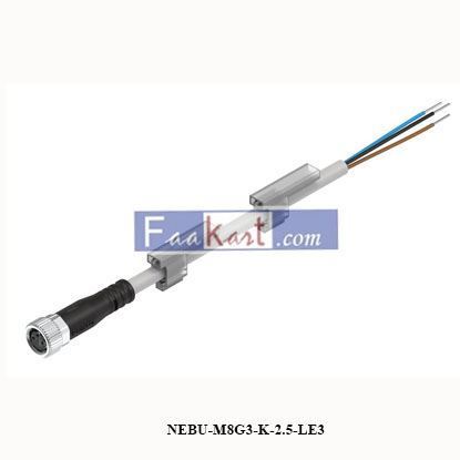 Picture of NEBU-M8G3-K-2.5-LE3  FESTO  Connecting cable  541333