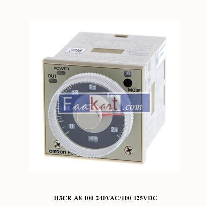 Picture of H3CR-A8 100-240VAC/100-125VDC  OMRON  Timer, plug-in