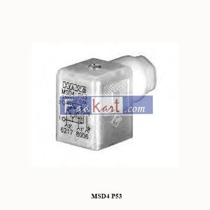 Picture of MSD 4 P53 230V  Solenoid plug