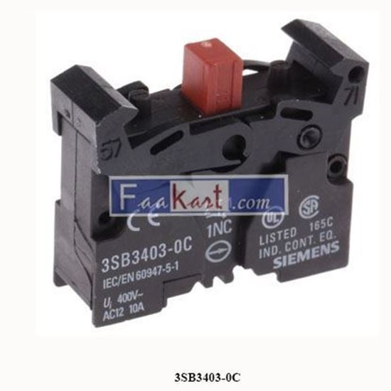 Picture of 3SB3403-0C  SIEMENS   Contact block