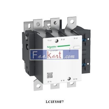 Picture of LC1F330F7  SCHNEIDER  F contactor - 3P (3 NO) - AC-3 - <= 440 V 330 A - coil 110 V AC