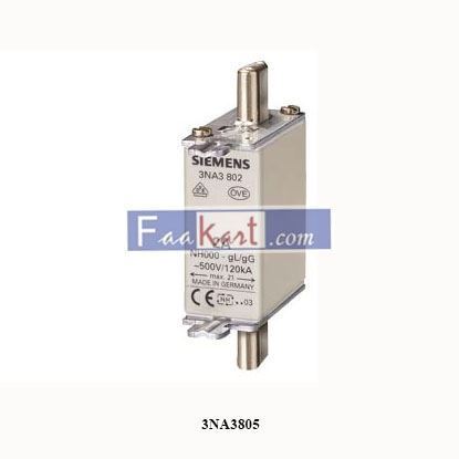 Picture of 3NA3805  SIEMENS  LV HRC fuse element