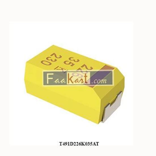 Picture of T491D226K035AT Surface Mount Tantalum Capacitor