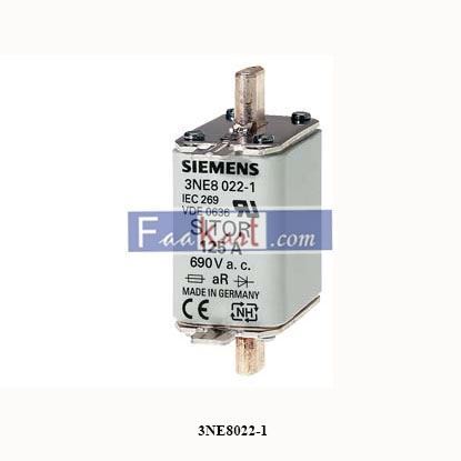 Picture of 3NE8022-1   SIEMENS  SITOR fuse link, with blade contacts