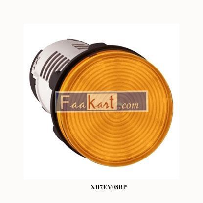 Picture of XB7EV08BP  SCHNEIDER Monolithic pilot light, plastic, orange, Ø22, integral LED, 24 V AC/DC