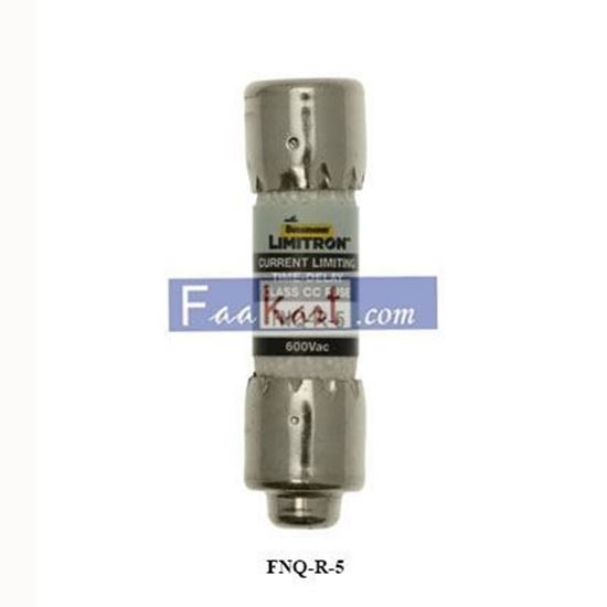 Picture of FNQ‐R‐5  EATON  Industrial & Electrical Fuses 600VAC 5A Time Delay CC Tron