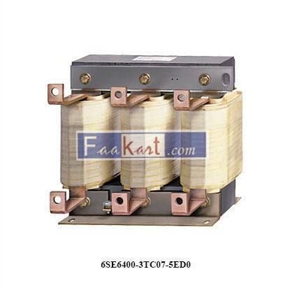 Picture of 6SE6400-3TC07-5ED0  SIEMENS   MICROMASTER 4 90A 480 V Power Line Filter, Flat Contact 3 Phase