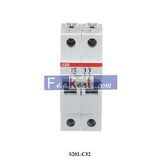 Picture of 2CDS251001R0324 ABB S201-C32 Miniature Circuit Breaker - 1P - C - 32 A