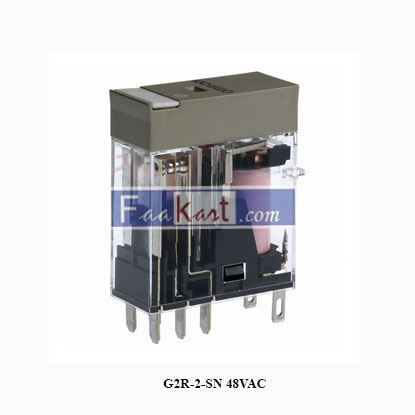 Picture of G2R-2-SN 48VAC  OMRON   Plug-In Non-Latching Relay