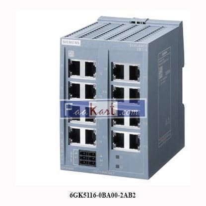 Picture of 6GK5116-0BA00-2AB2 SIEMENS IE switch
