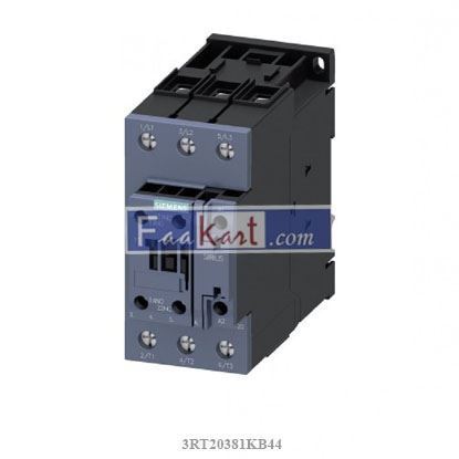 Picture of 3RT20381KB44  SIEMENS POWER CONTACTOR