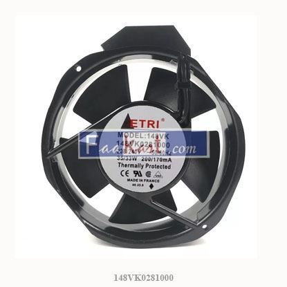 Picture of 148VK0281000  ETRI 208-240V 35/33W 172×150×38mm Cooling Fan