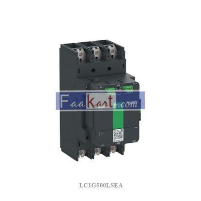 Picture of LC1G500LSEA  SCHNEIDER  High power contactor, TeSys Giga, 3 pole (3NO), AC-3 <=440V 500A, advanced version, 200…500V wide band AC/DC coil