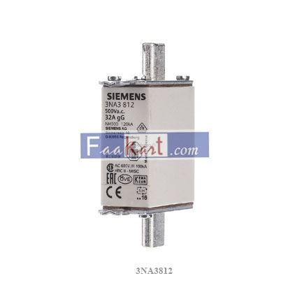 Picture of 3NA3812  SIEMENS Fuse Element