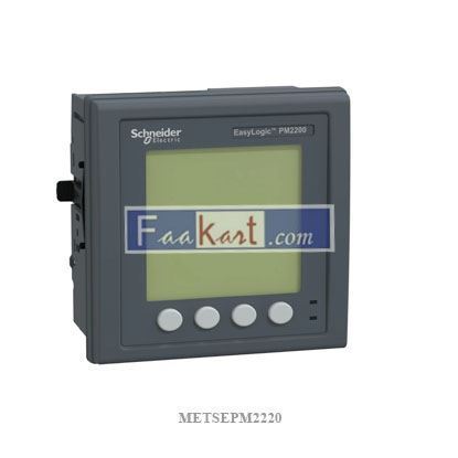 Picture of METSEPM2220  SCHNEIDER EasyLogic PM2220, Power & Energy meter, 15th harmonic, LCD, RS485, class 1