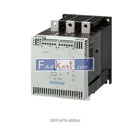 Picture of 3RW4076-6BB44  SIEMENS  250 kw 230 V AC SIRIUS Soft Starter