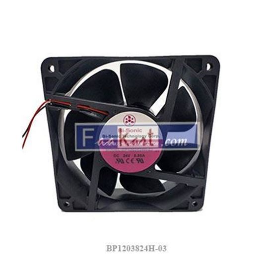 Picture of BP1203824H-03 DC24V 0.80A 120X120X38mm 2-Wire Cooling Fan