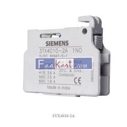 Picture of 3TX4010-2A   SIEMENS  Auxiliary switch block
