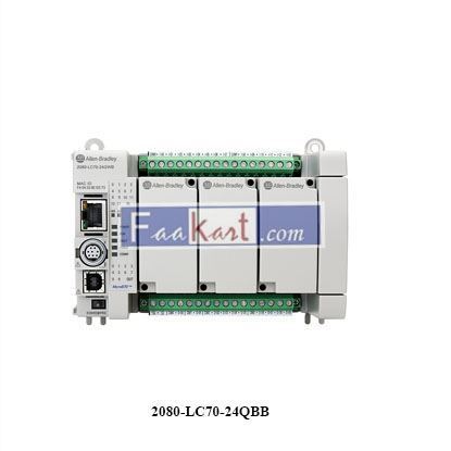 Picture of 2080-LC70-24QBB  ALLEN BRADLEY  Micro870 24 I/O ENet/IP Controller
