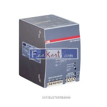Picture of 1SVR427055R0000 ABB  CP-T 24/10.0 Power supply In: 3x400-500VAC Out: 24VDC/10.0A